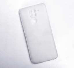 Xiaomi Redmi Note 9 Ultratunn Silikonskal - Vit-transparent