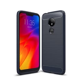 Stöttåligt Armor Carbon TPU-skal Moto G7 Play - Blå