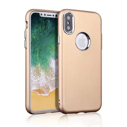 iPhone Xs Max | TPU-Skal Metallknappar - Guld