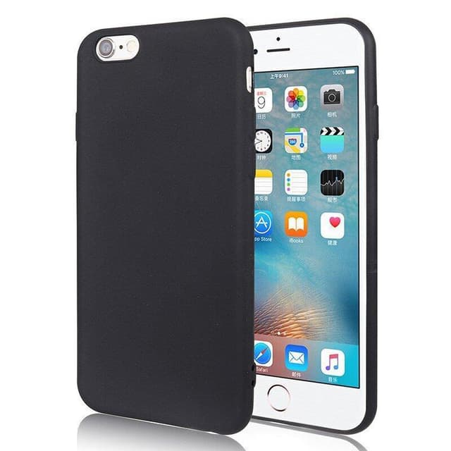 SKALO iPhone 6/6S Ultratynd TPU-skal - Sort
