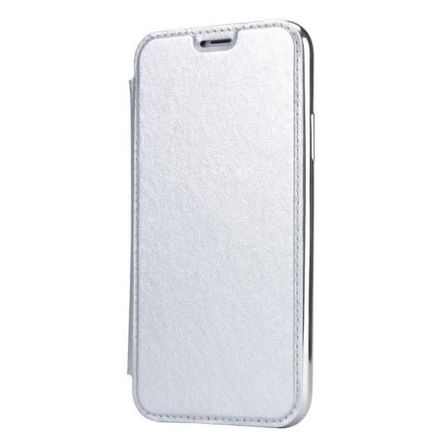 SKALO iPhone 11 Pro Max Plånboksfodral TPU Ultraslim design - Silver