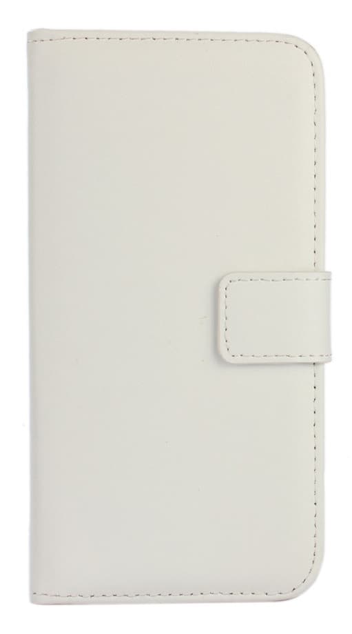 SKALO Samsung S9 Flip Cover m. Pung i Ægte Læder - Hvid