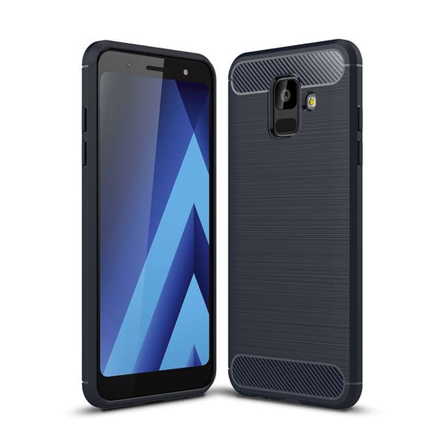 Stöttåligt Armor Carbon TPU-skal Samsung A6+ 2018 - Blå