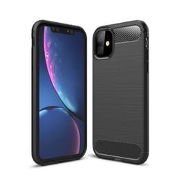 SKALO iPhone 11 Armor Carbon Stødsikker TPU-cover - Sort