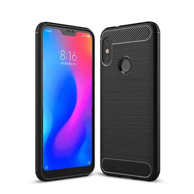 Stöttåligt Armor Carbon TPU-skal Xiaomi Mi A2 Lite - Svart