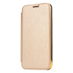 SKALO iPhone 7/8 Flip Cover TPU Ultratyndt - Guld