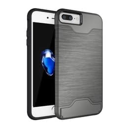 iPhone 8 PLUS | Armor skal | Korthållare - Silver