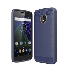 Stöttåligt Armor Carbon TPU-skal Moto G5 Plus - Blå