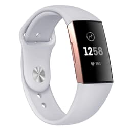 Fitbit Charge 3/4 rannekoru silikoniharmaa (L)
