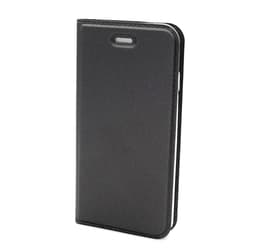 SKALO iPhone 7/8 Lompakkokotelo Ultra-ohut muotoilu - Tummanharmaa
