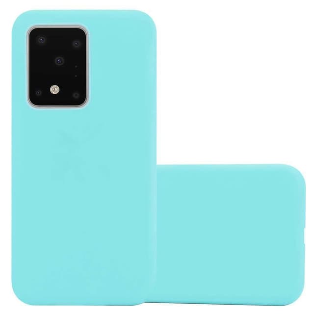 SKALO Samsung S20 Ultra Ultratynd TPU-skal - Turkis