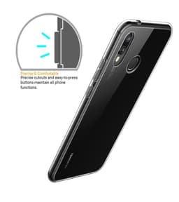 Transparent Silikon TPU-Skal till Huawei P30 Lite