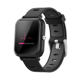 Smartwatch med EKG, blodtryksmåler, puls, IP68 vandtæt sort