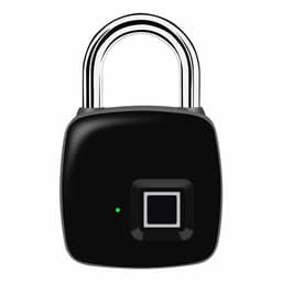 Nøglefri hængelås med fingeraftryk og Bluetooth