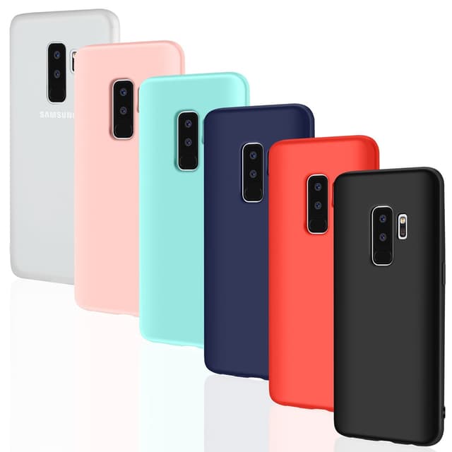 SKALO Samsung S9 Plus Ultraohut TPU-kuori - Musta