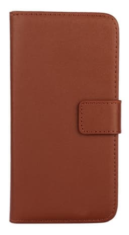 Plånboksfodral Äkta Skinn Huawei P Smart 2019 - Brun