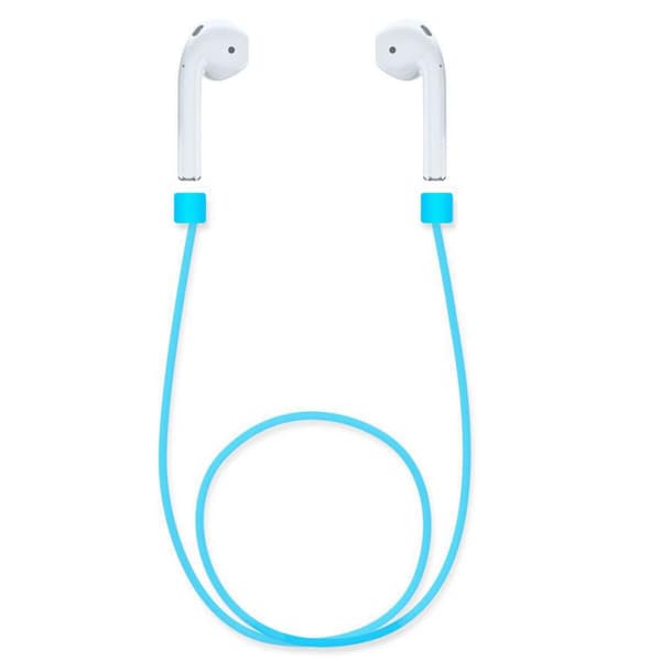 SKALO AirPods Anti-Tapp-snöre i silikon - Blå