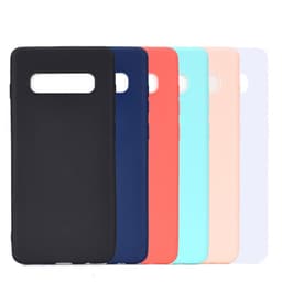 SKALO Samsung S10 Ultraohut TPU-kuori - Musta