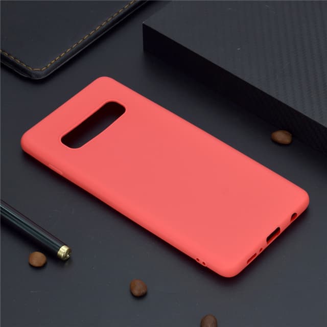 SKALO Samsung S10e Ultraohut TPU-kuori - Punainen