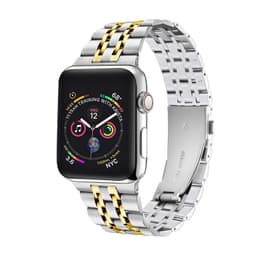 Apple Watch armband 42/44 mm rostfritt stål - silver/guld