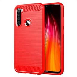 Stöttåligt Armor Carbon TPU-skal Xiaomi Redmi Note 8T - Röd