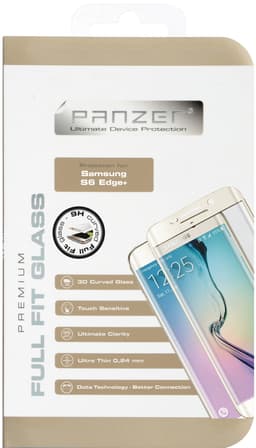 Panzer Curved Galaxy S6 edge+ näytönsuoja (kulta)