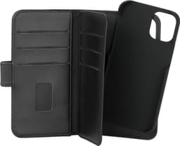 Gear iPhone 12 mini 2-in-1 lompakkokotelo (musta)
