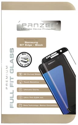 Panzer Curved Galaxy S7 edge näytönsuoja (musta)