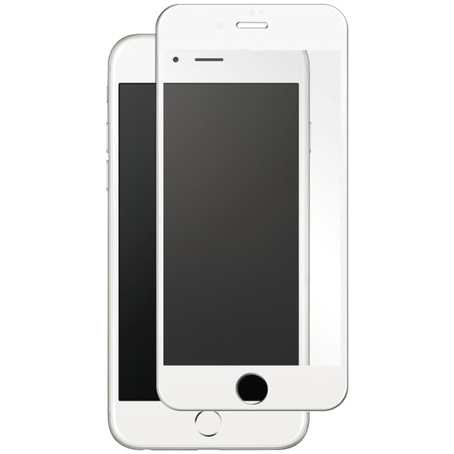 Panzer Full-Fit skærmbeskytter til iPhone 7 Plus/8Plus (hvid)