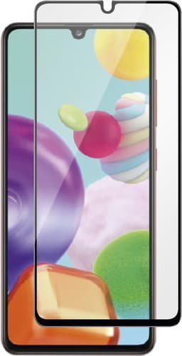Panzer Full-Fit Samsung Galaxy A42 5G skärmskydd (svart)