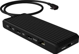 Unisynk 10-Port USB-C hub (sort)