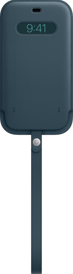 iPhone 12 Pro Max lædercover med MagSafe (baltic blue)