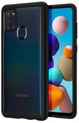 Spigen Samsung Galaxy A21s Deksel Ultra Hybrid Matte Black