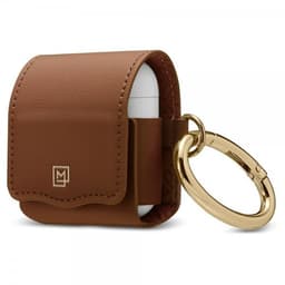 Spigen AirPods (1/2) Deksel La Manon Leather Brun