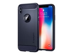 Rugged Armor till iPhone X Suojakuori MidnattsSininen
