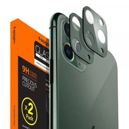 Spigen iPhone 11 Pro Kameran linssinsuojus GLAS.tR Midnight Green