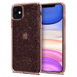 Spigen iPhone 11 Deksel Liquid Crystal Glitter Rose