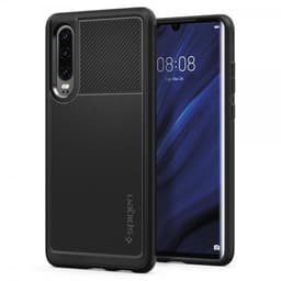 Huawei P30 Suojakuori Rugged Armor Mattae Black