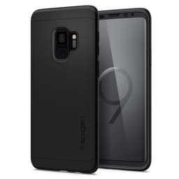 Spigen Thin Fit 360 Cover med Skærmbeskytter till Samsung Galaxy S9 Sort
