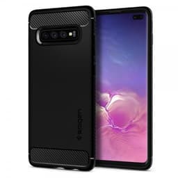 Spigen Samsung Galaxy S10 Plus Deksel Rugged Armor Matte Black