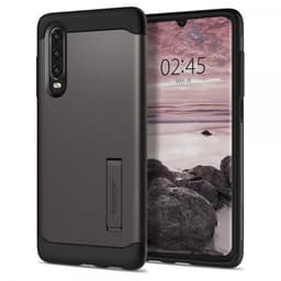 Spigen Huawei P30 Deksel Slim Armor Gunmetal