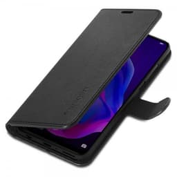 Spigen Huawei P30 Lite Plånboksetui Wallet S Saffiano Svart