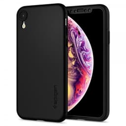 Spigen iPhone Xr Deksel med Skjermbeskytter Thin Fit 360 Svart
