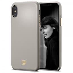 Spigen La Manon Calin till iPhone Xs / X Deksel Oatmeal Beige