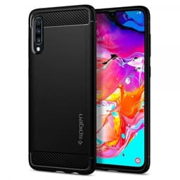 Spigen Samsung Galaxy A70 Cover Rugged Armor Mate Black