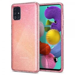 Spigen Samsung Galaxy A71 Deksel Liquid Crystal Glitter Crystal Quartz