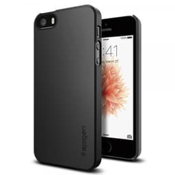 Spigen Thin Fit Kuori iPhone 5 / 5S / SE 2016 Black