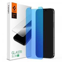 Spigen iPhone 12 Pro Max Skærmbeskytter GLAS.tR EZ Fit Anti-Blue 2-pak