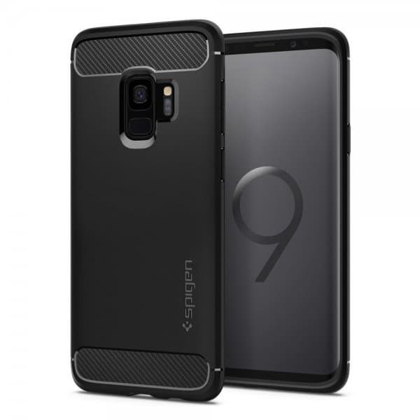Rugged Armor Skal till Galaxy S9 Matte Black