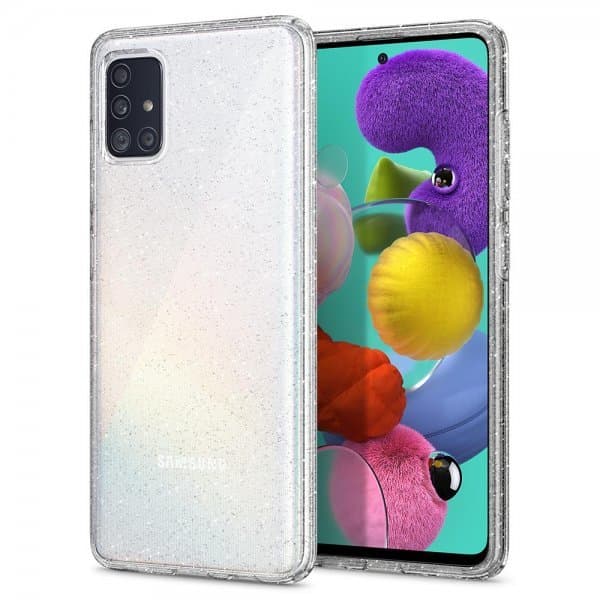 Spigen Samsung Galaxy A51 Skal Liquid Crystal Glitter Crystal Quartz